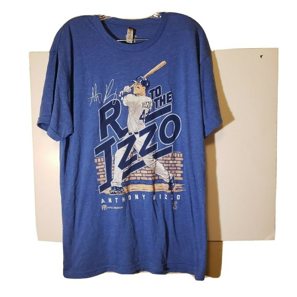 Anthony Rizzo Vintage Shirt Size L "R to the izzo" + signature - Picture 1 of 12